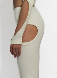 Beige Orbit Pants-Oriens-APOC STORE