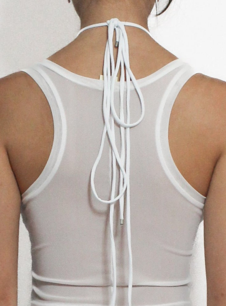 White Illusion Mesh Underbust Top-Oriens-APOC STORE