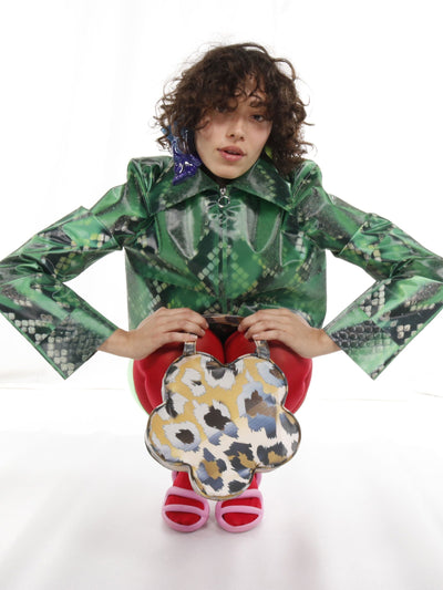 Colour Changing Cheetah Flower Bag-Leeann Huang-APOC STORE
