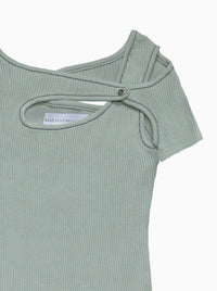 Knit Top Shortsleeve Clay-René Scheibenbauer-APOC STORE