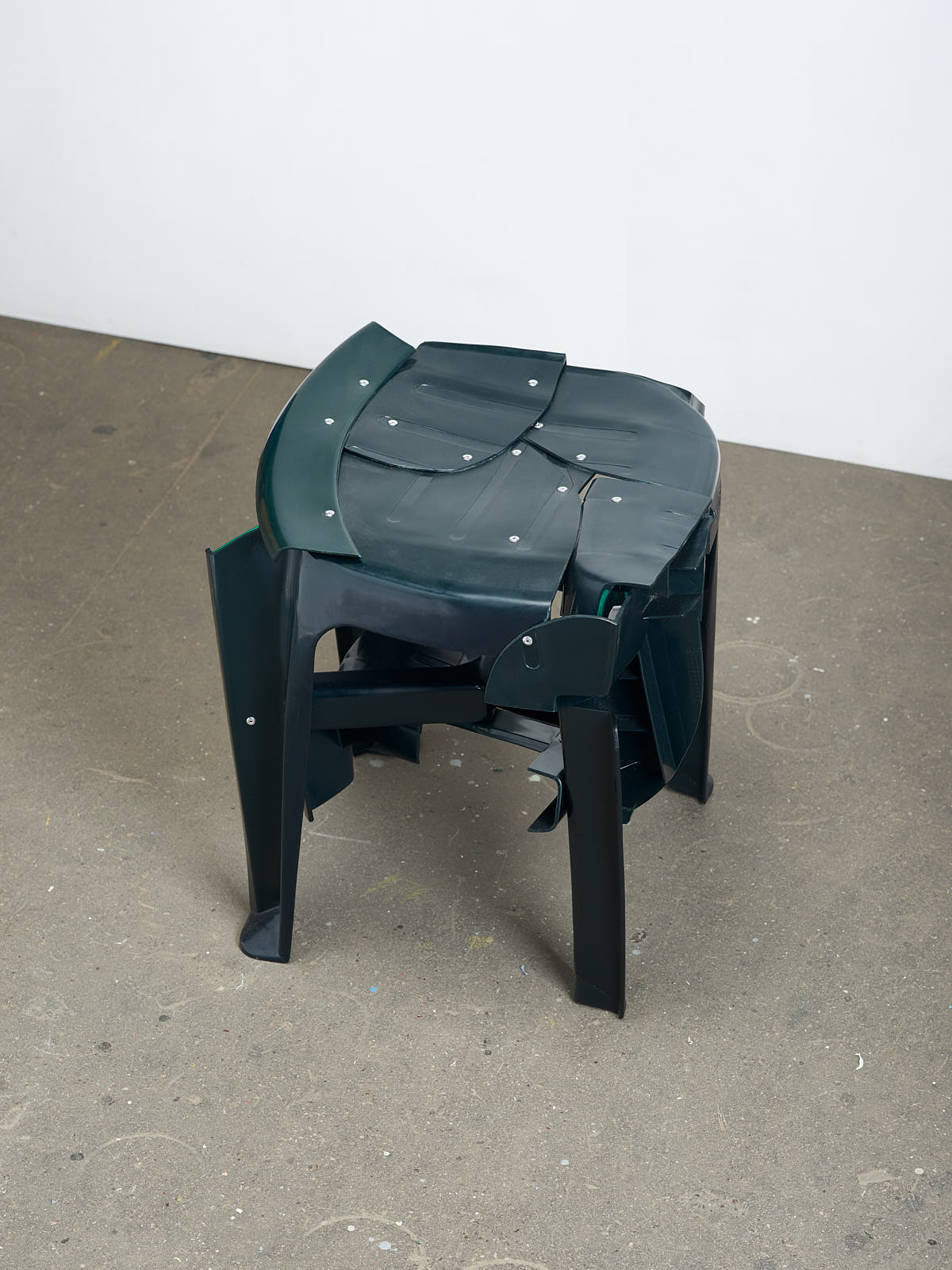 Copytopia Stool Stirling Green-Pierre Castignola-APOC STORE