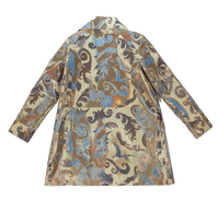 Colour Changing Cowboy Fleur Pattern Coat-Leeann Huang-APOC STORE