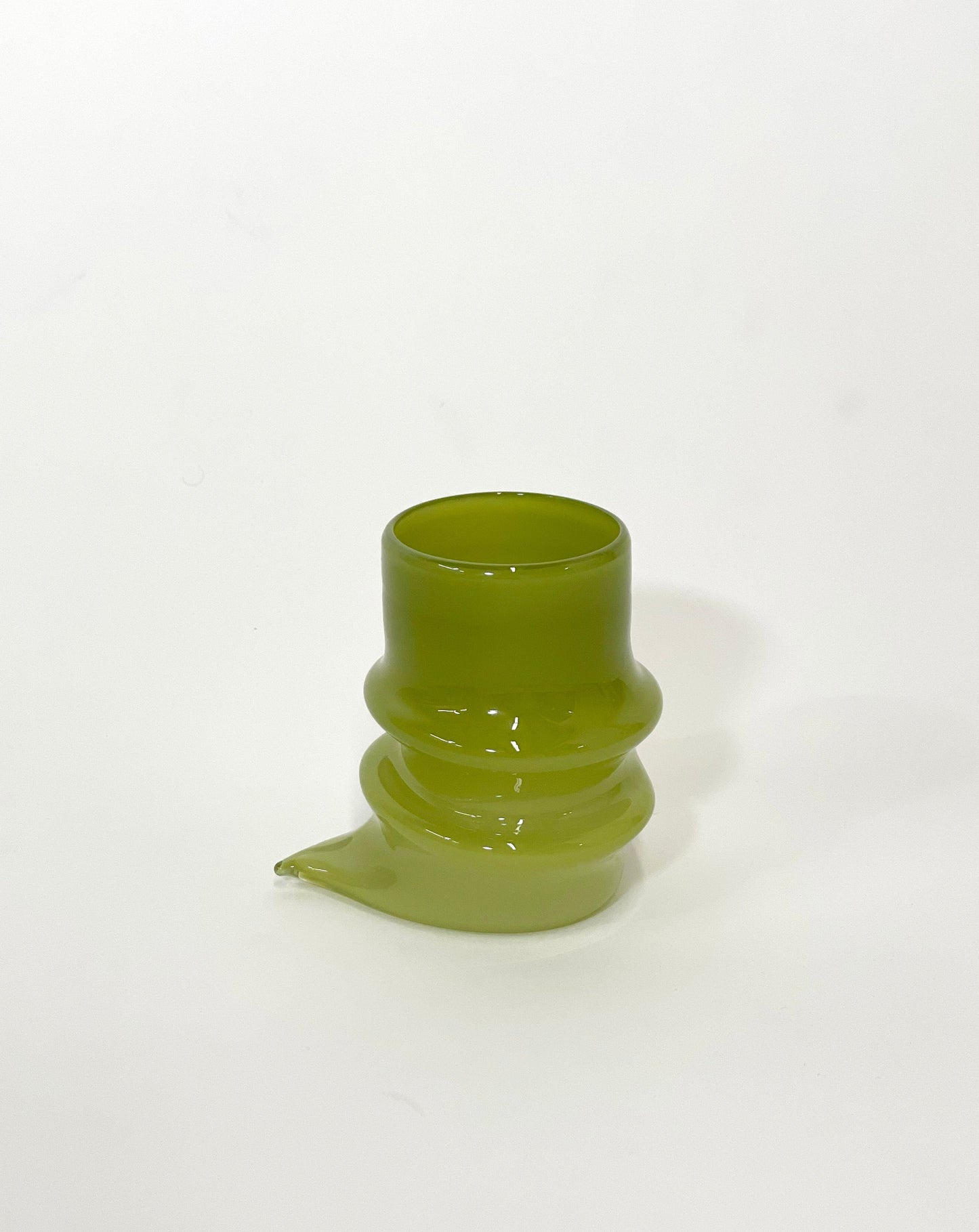 Deflated Cup #1 in Pistachio-Sticky Glass-APOC STORE