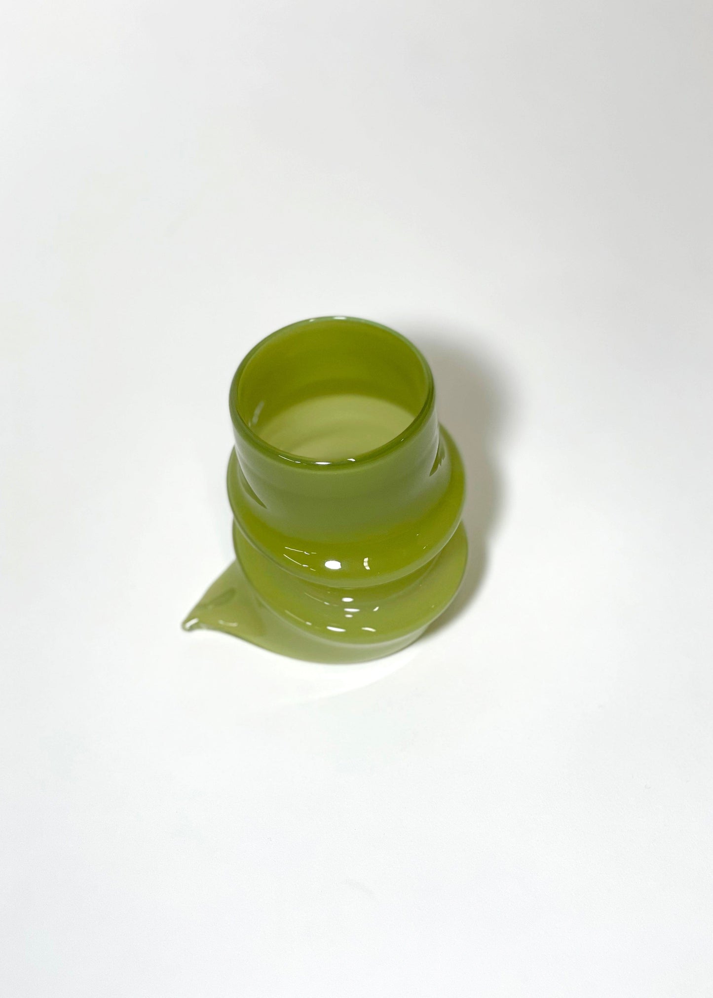 Deflated Cup #1 in Pistachio-Sticky Glass-APOC STORE
