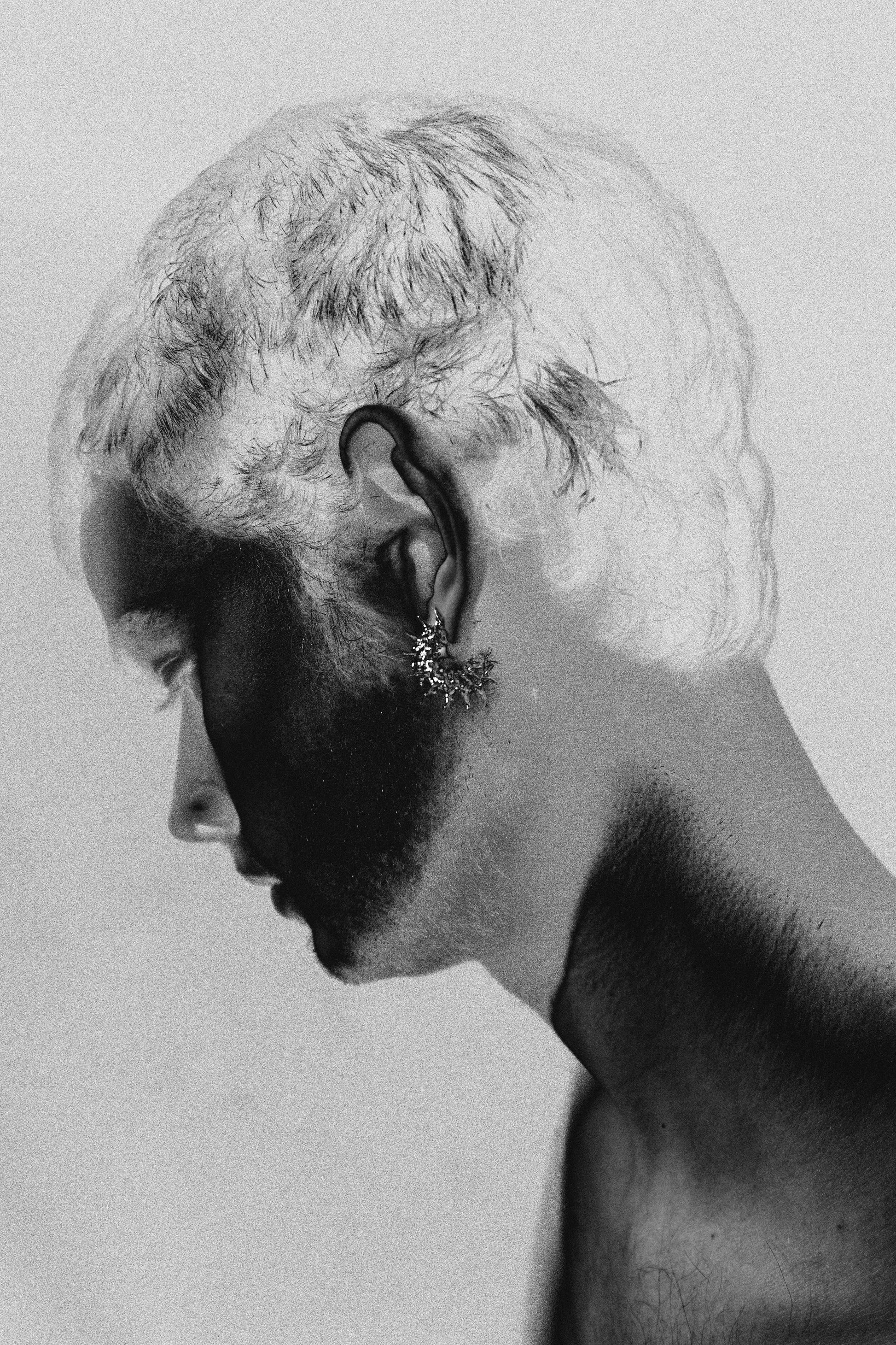 Spine Earrings No.1-Agoston Balazs-APOC STORE