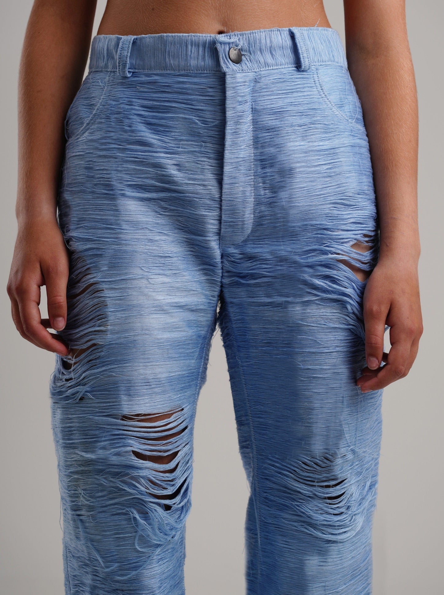 Distressed Threads Trousers-Constanca Entrudo-APOC STORE