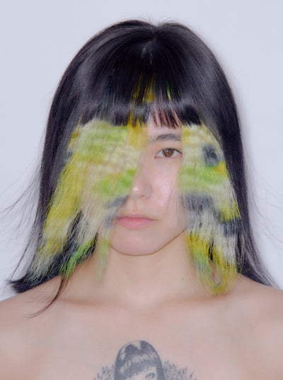Camouflage Chelsea Wig Yellow Green-Tomihiro Kono-APOC STORE