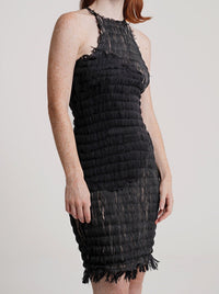 Felted Dot Handwoven Dress-Constanca Entrudo-APOC STORE