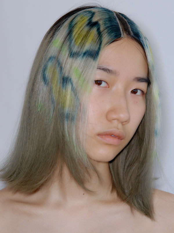 Short Heart Extensions Blue Black Yellow-Tomihiro Kono-APOC STORE