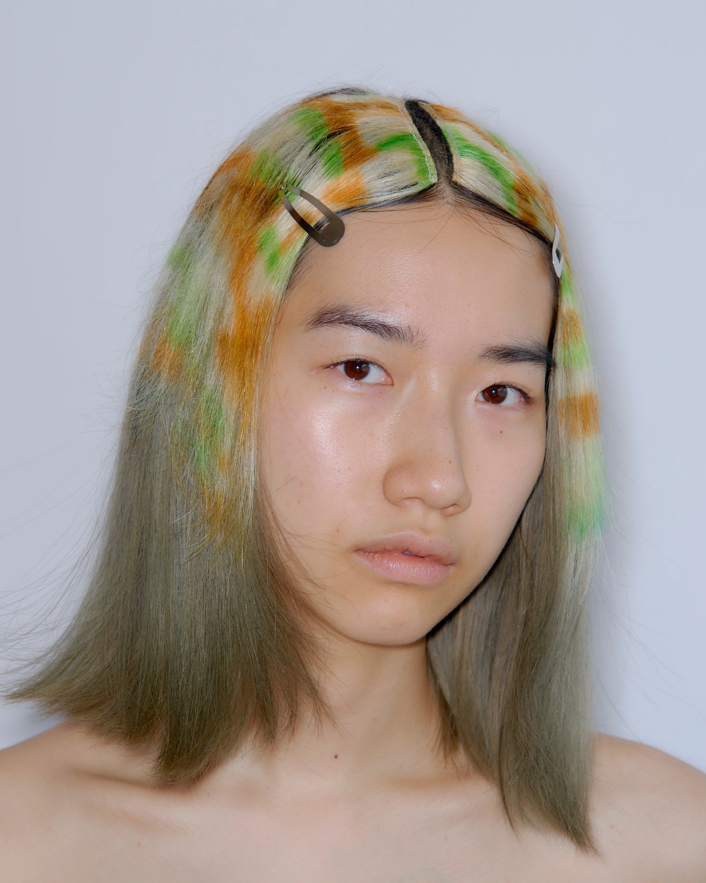 Camouflage Extensions Orange Green-Tomihiro Kono-APOC STORE