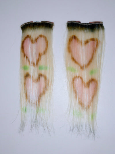 Short Heart Extensions Pink Brown-Tomihiro Kono-APOC STORE