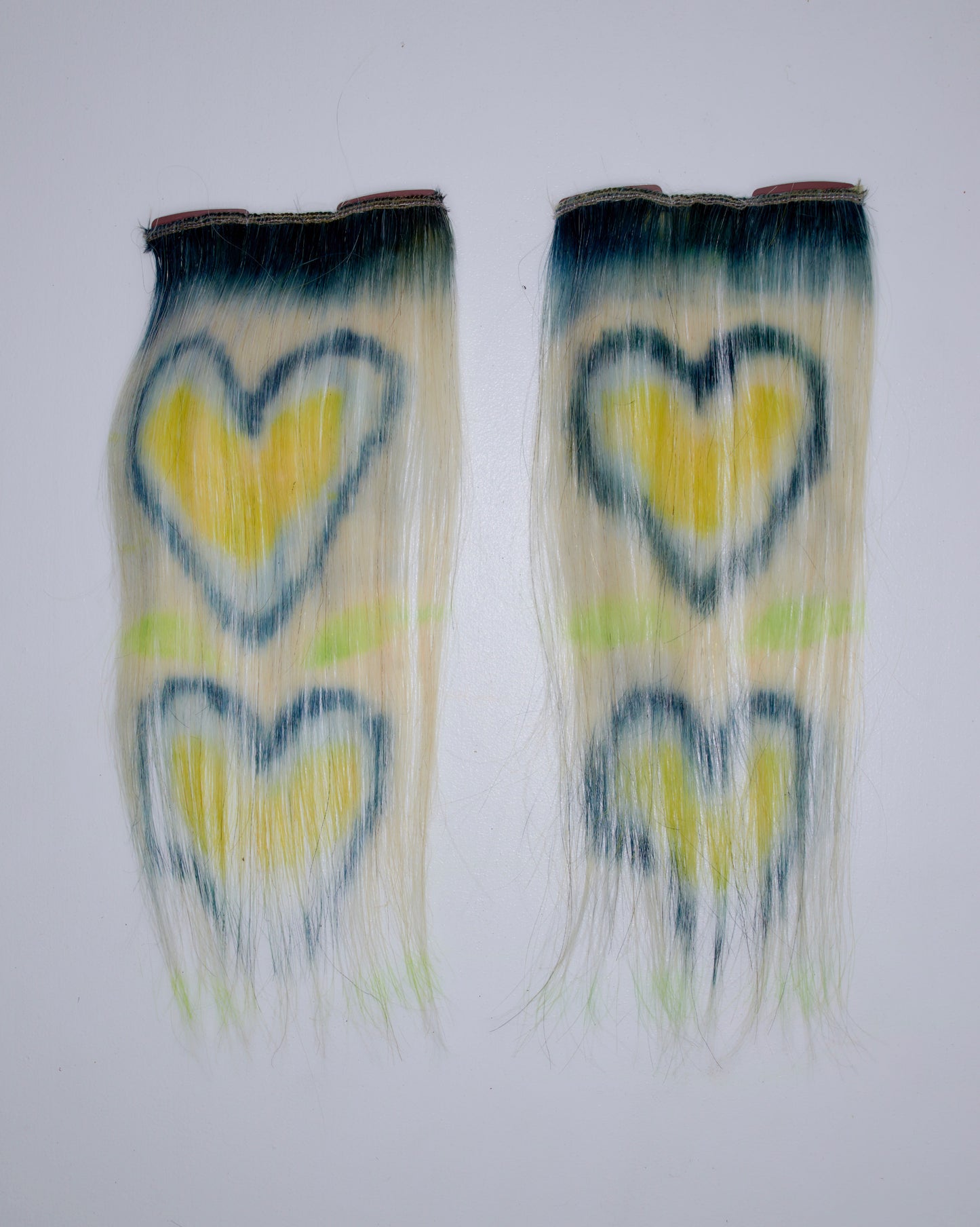 Short Heart Extensions Blue Black Yellow-Tomihiro Kono-APOC STORE