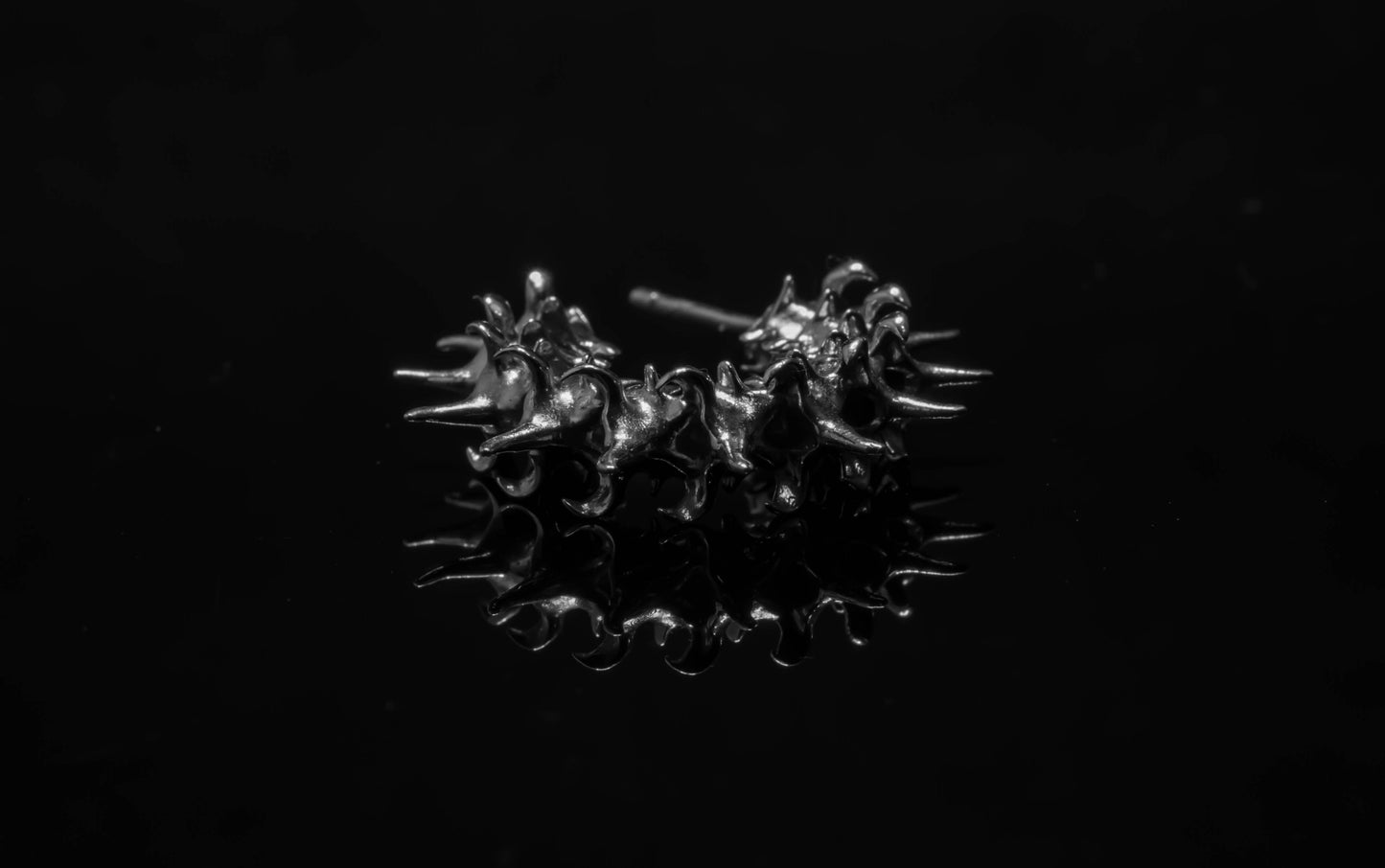 Spine Earrings No.1-Agoston Balazs-APOC STORE