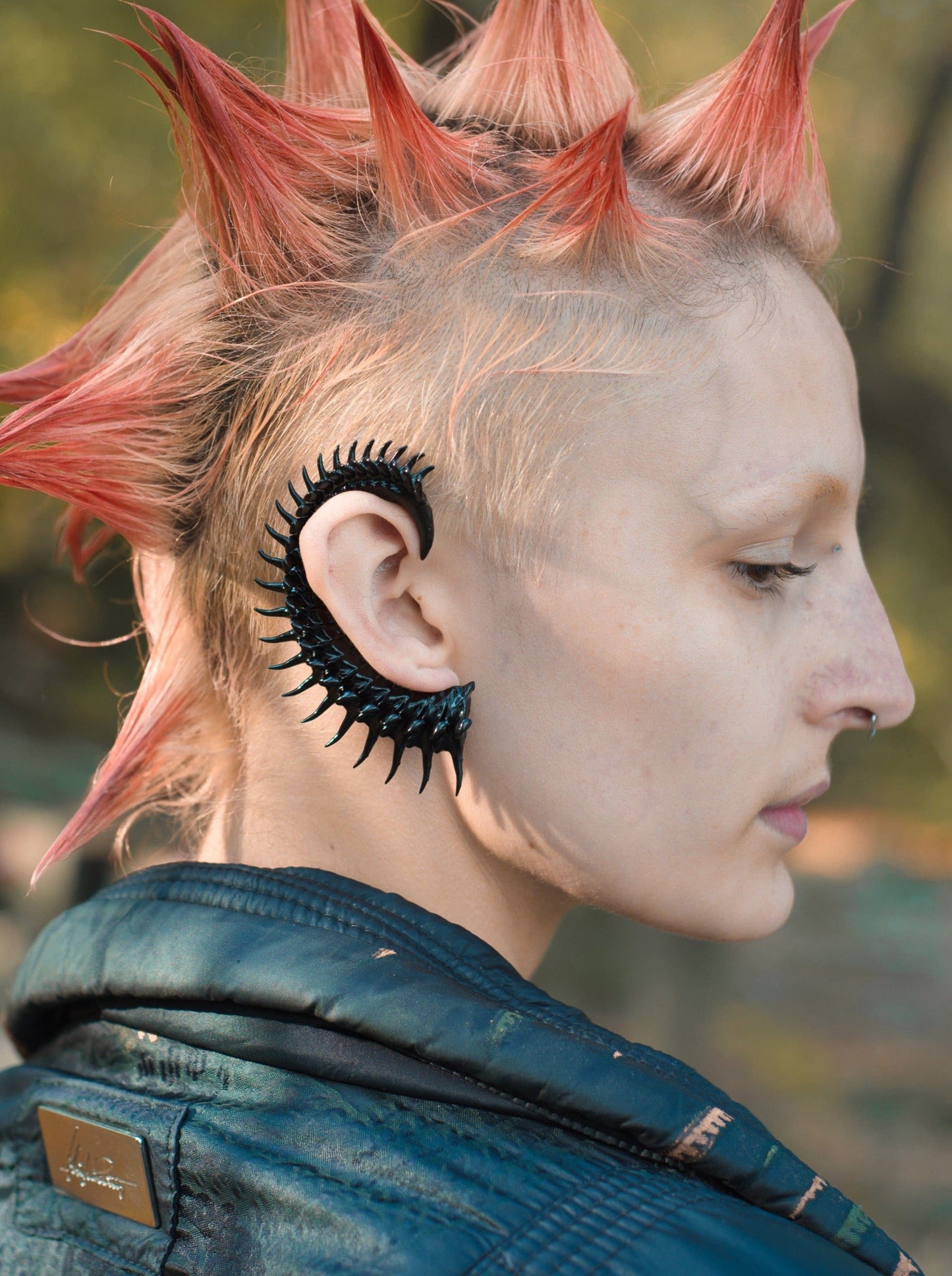 Black Spine Ear Columns-Agoston Balazs-APOC STORE