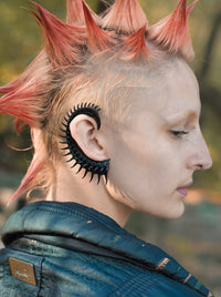 Black Spine Ear Columns-Agoston Balazs-APOC STORE