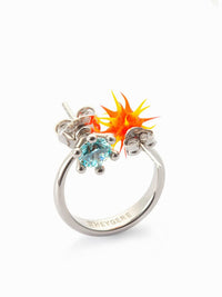 Spike Moi et Toi (Ear)Ring Blue Stone-D’heygere-APOC STORE