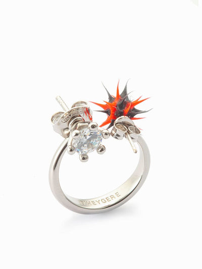 Spike Moi et Toi (Ear)Ring Clear Stone-D’heygere-APOC STORE