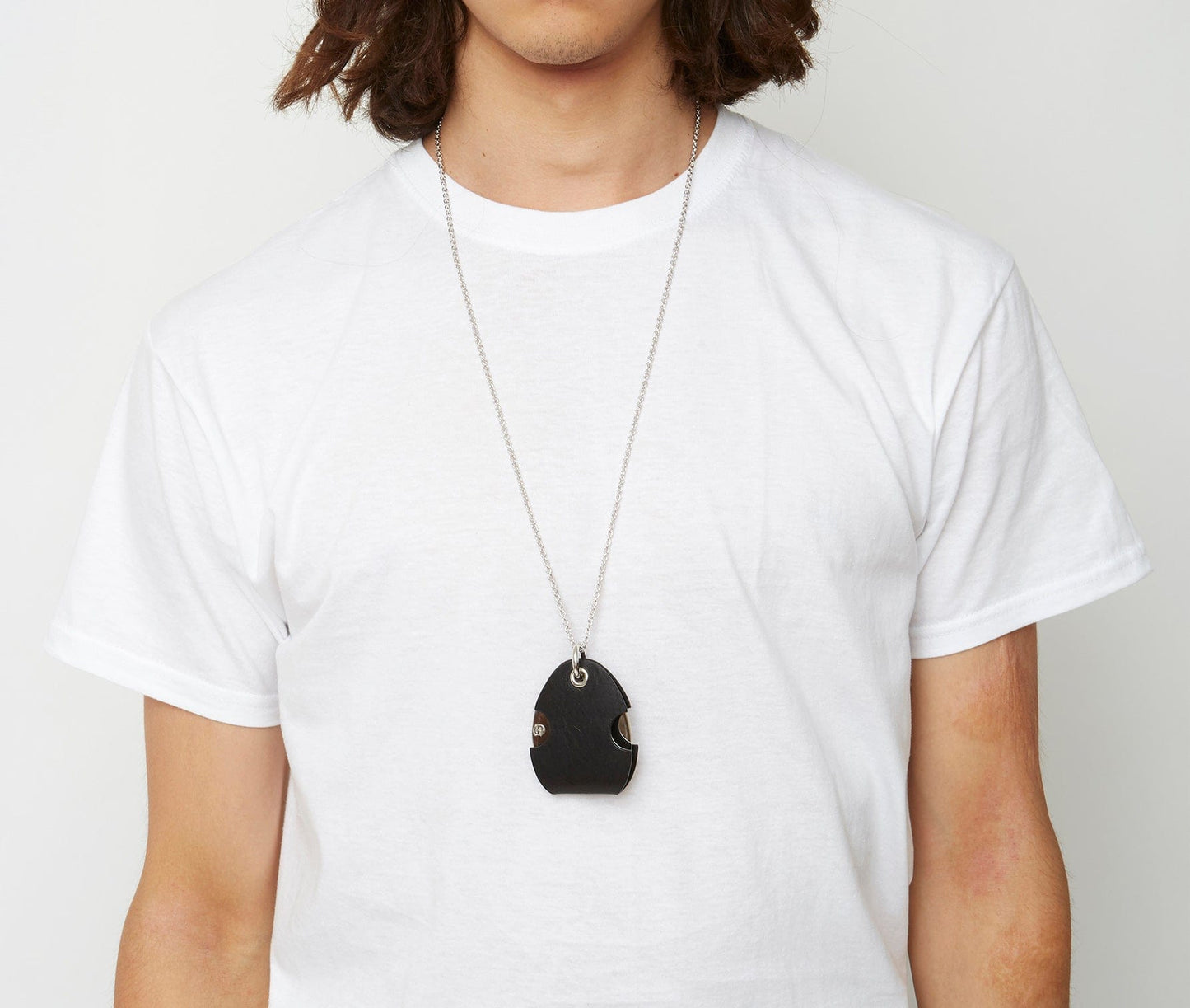 Mirror Pendant Black-D’heygere-APOC STORE