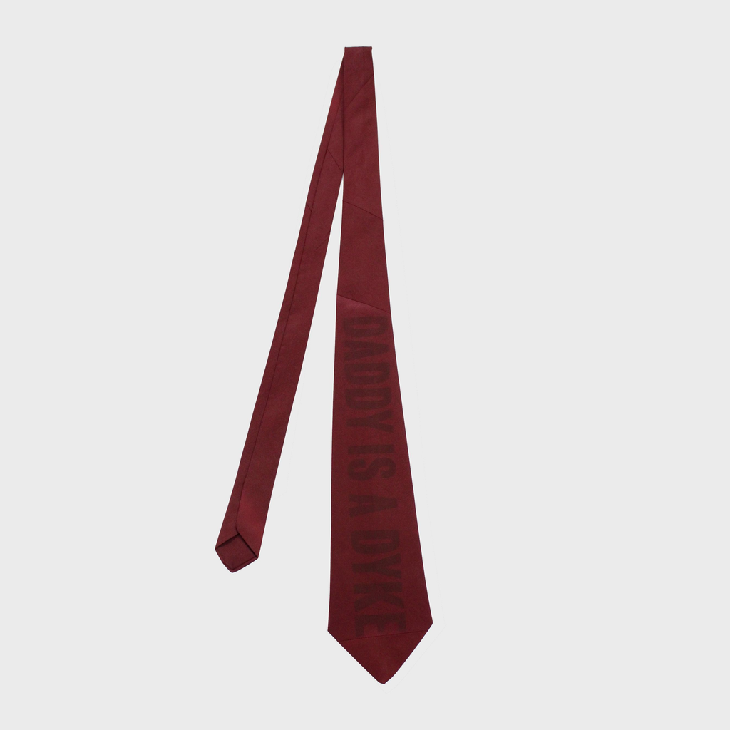 Ella Boucht Daddy is a DYKE Tie Red – APOC STORE