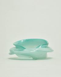 Large Deflated Bowl #1 in celadon-Sticky Glass-APOC STORE