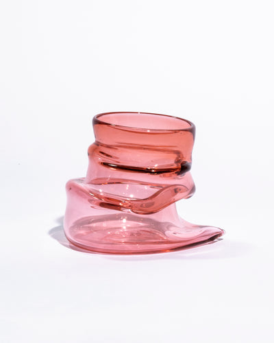 Deflated Cup #4 in Aurora-Sticky Glass-APOC STORE