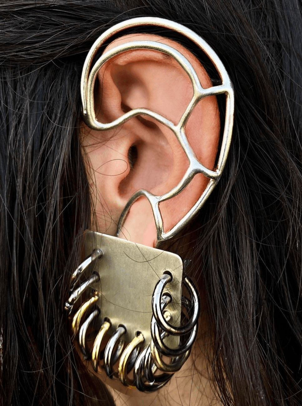 Tribal punk piercings earrings-anGostura-APOC STORE
