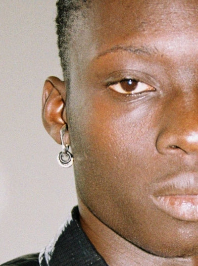 Silver Ear Cuff with Removable Rings-Karmuel Young-APOC STORE