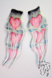 Vivid Pink Heart Extensions-Tomihiro Kono-APOC STORE
