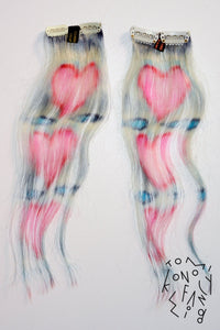 Vivid Pink Heart Extensions-Tomihiro Kono-APOC STORE