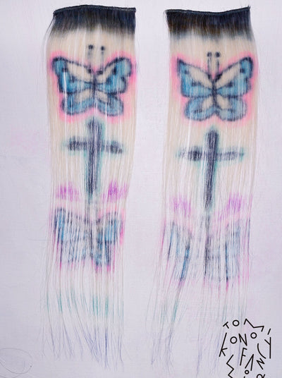 Fancy Blue Butterfly + Cross-Tomihiro Kono-APOC STORE