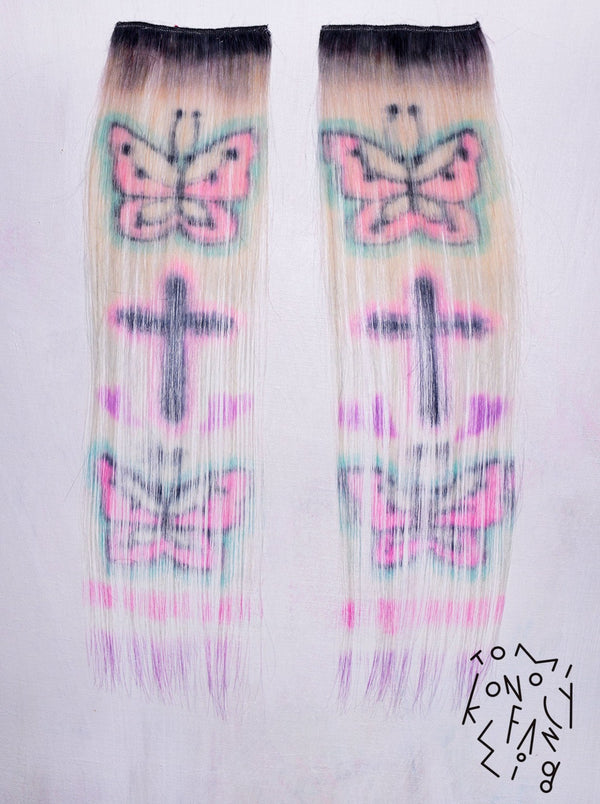 Fancy Pink Butterfly + Cross-Tomihiro Kono-APOC STORE