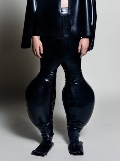 Black Alien Legs Trousers-Harri-APOC STORE