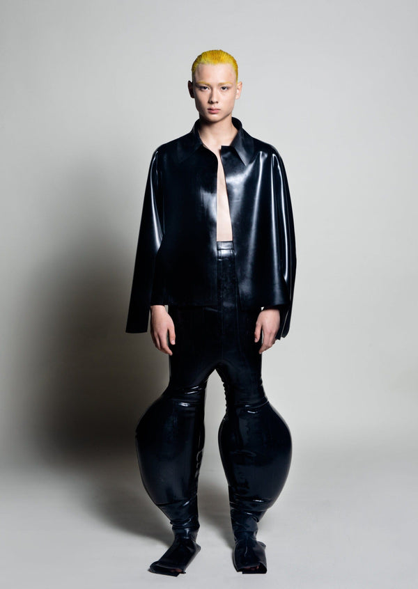 Black Alien Legs Trousers-Harri-APOC STORE