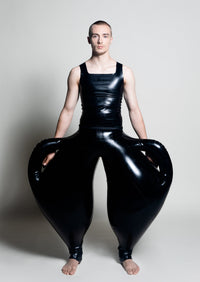 Double-handled Vase Trousers-Harri-APOC STORE