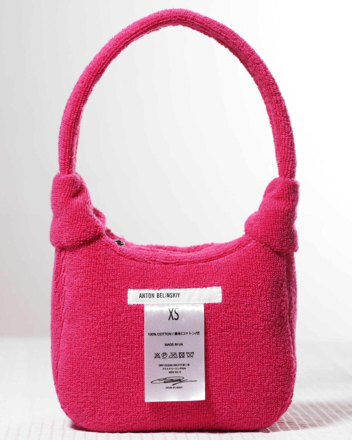 Towel Bag Fuchsia-Anton Belinskiy-APOC STORE