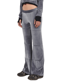 Grey Flare Leg Spider Pants-Karlaidlaw-APOC STORE
