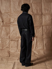 Denim Hidden Pocket Work Pants-EGNARTS-APOC STORE