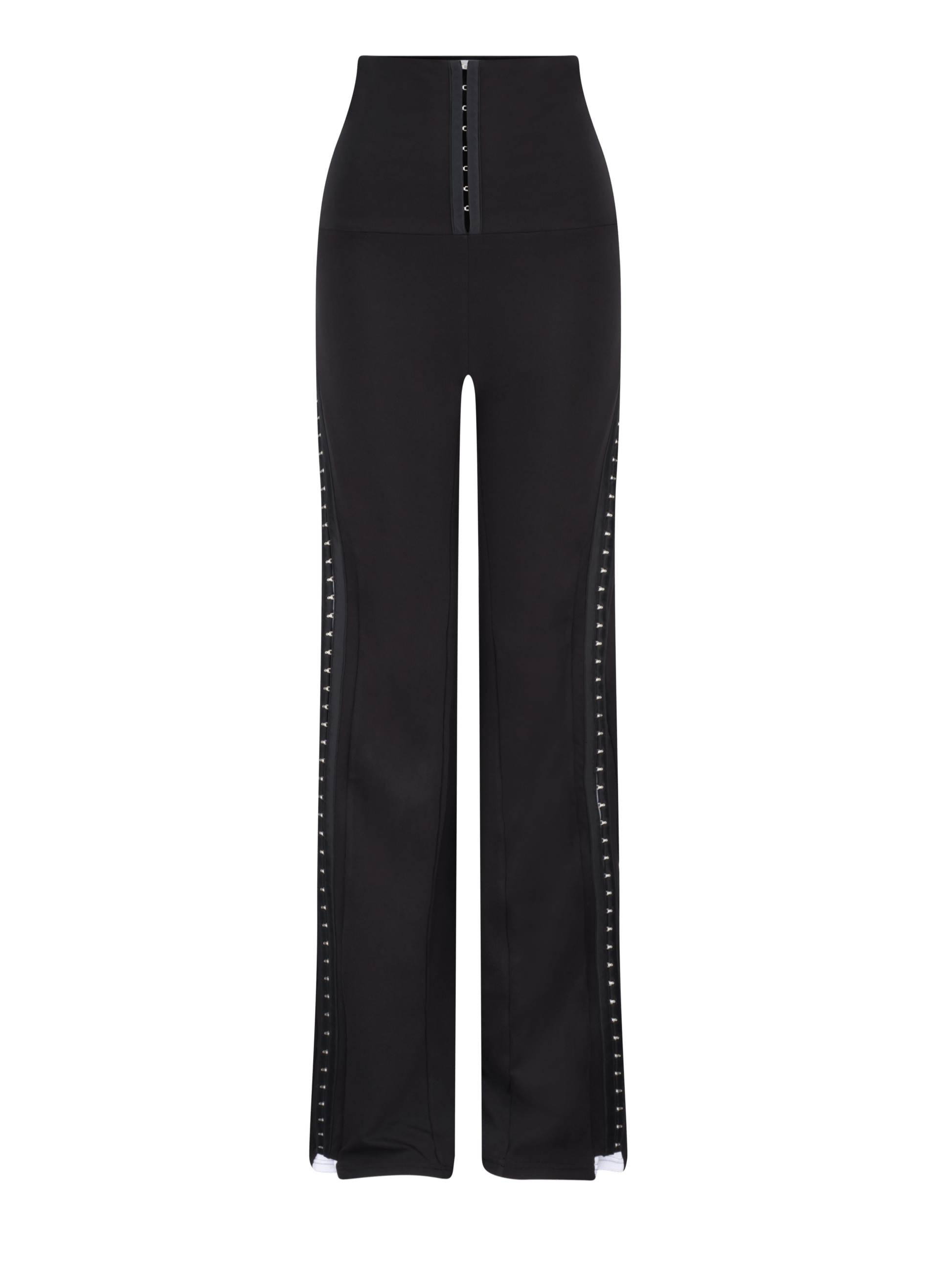 Hooked Pant Black + White-Karlaidlaw-APOC STORE