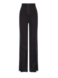 Hooked Pant Black + White-Karlaidlaw-APOC STORE