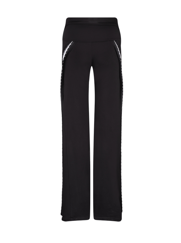 Hooked Pant Black + White-Karlaidlaw-APOC STORE