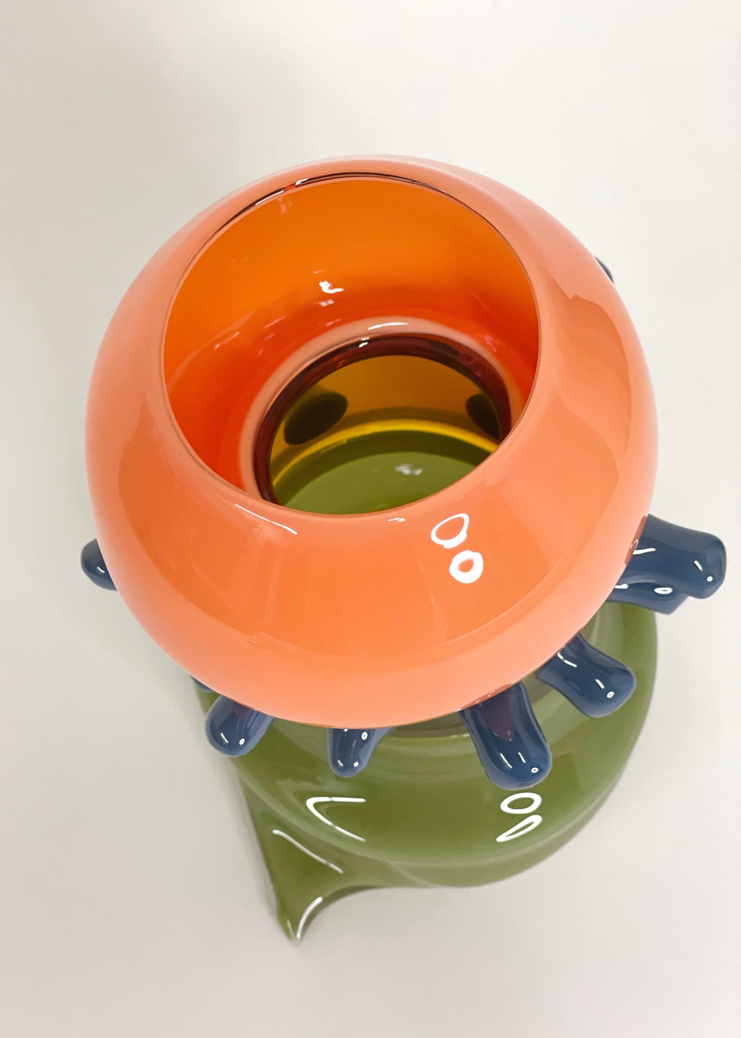 Hyena Hunny Vase-Sticky Glass-APOC STORE