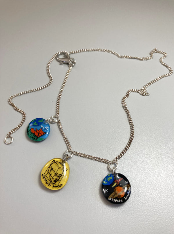 Multi-Charm Adjustible necklace-Jetpack Hom(m)e-APOC STORE