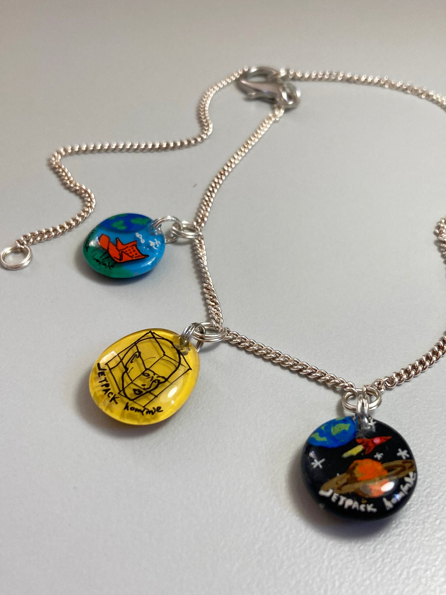 Multi-Charm Adjustible necklace-Jetpack Hom(m)e-APOC STORE