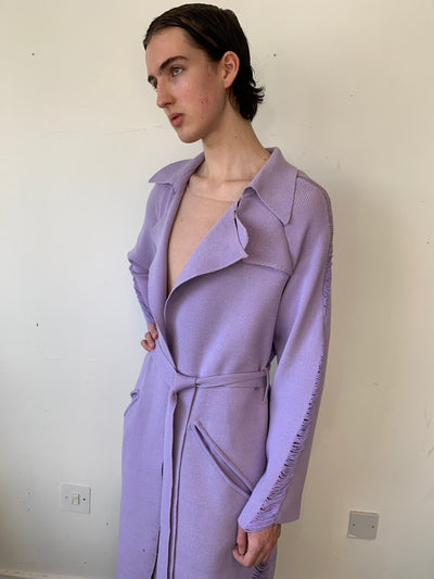 Purple Float Trench-Khanh Brice Nguyen-APOC STORE