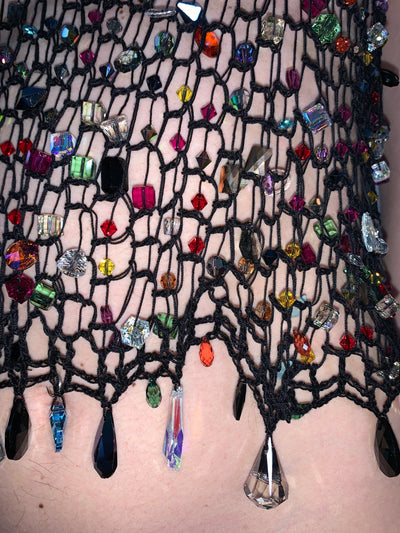 Crystal Mesh Top-Lou de Bètoly-APOC STORE