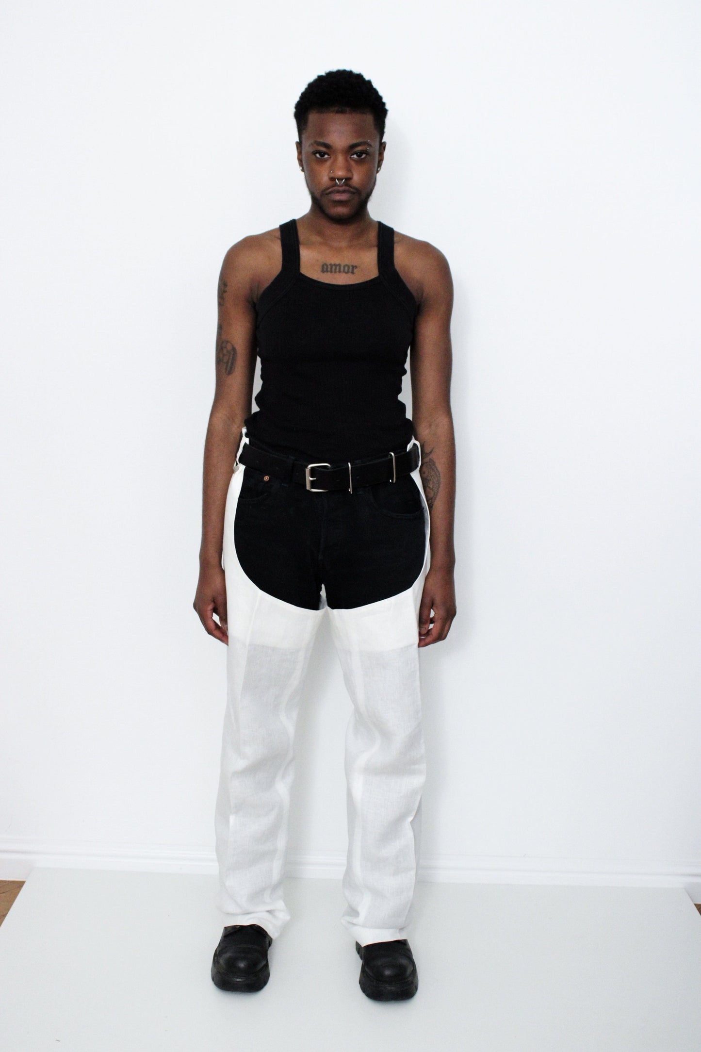 Tuli White Linen Chaps-Ella Boucht-APOC STORE