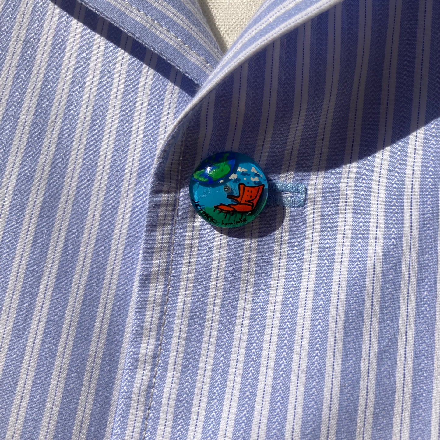 Hand-painted Button Resort Shirt-Jetpack Hom(m)e-APOC STORE