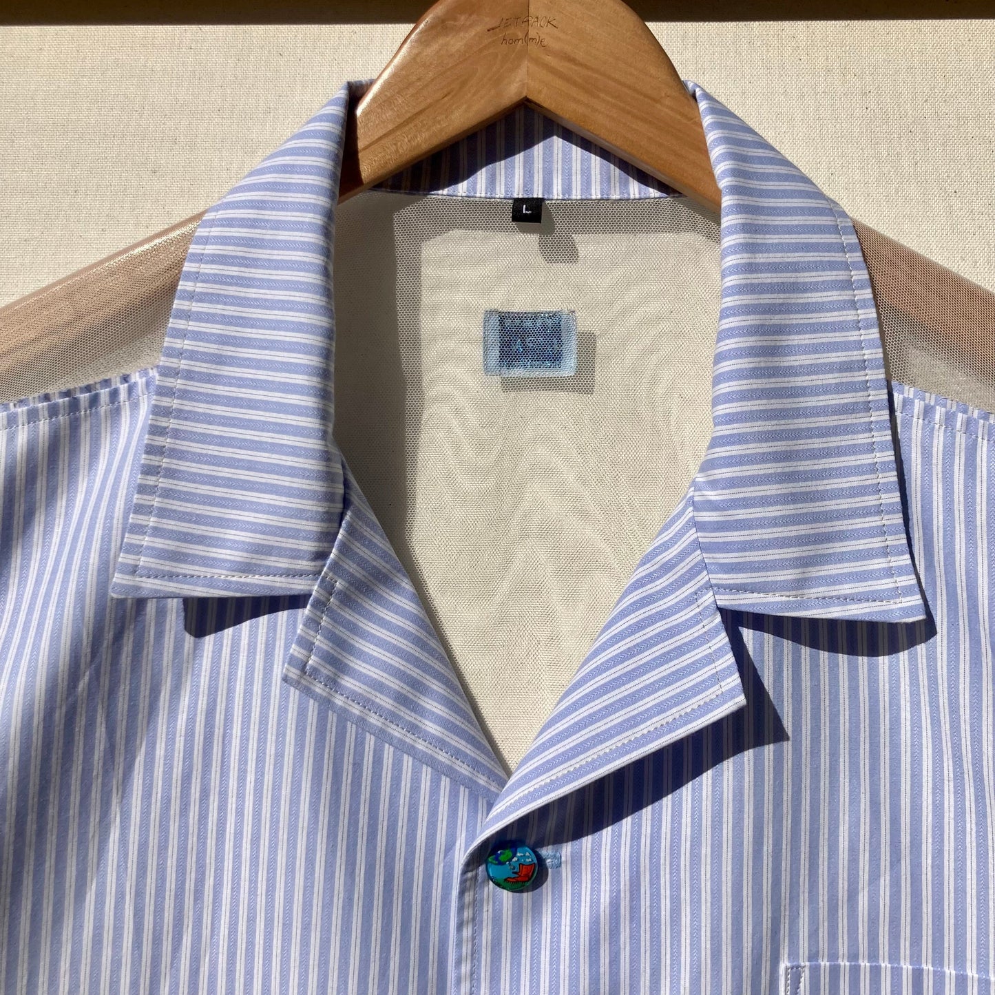 Hand-painted Button Resort Shirt-Jetpack Hom(m)e-APOC STORE