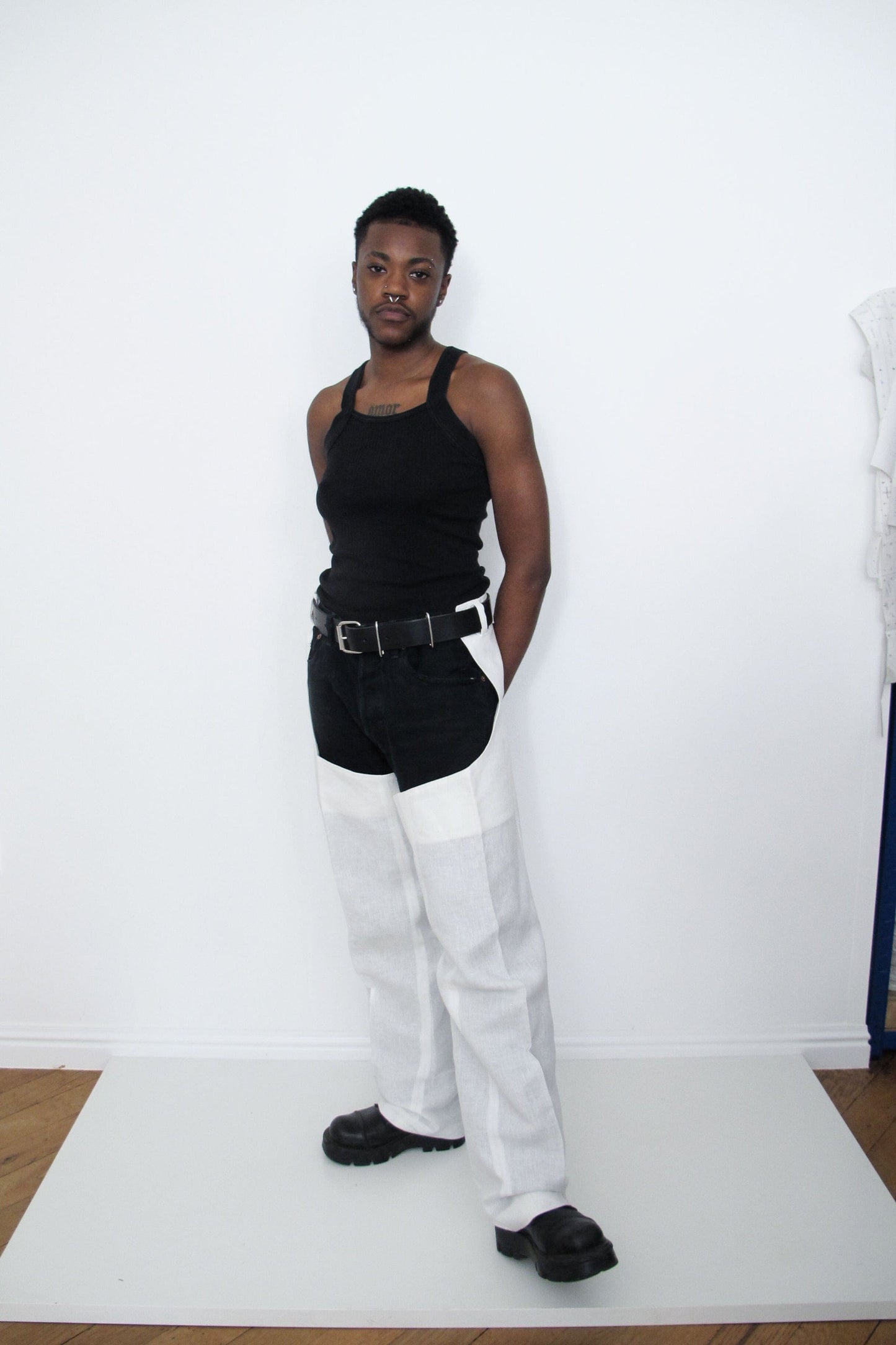 Tuli White Linen Chaps-Ella Boucht-APOC STORE