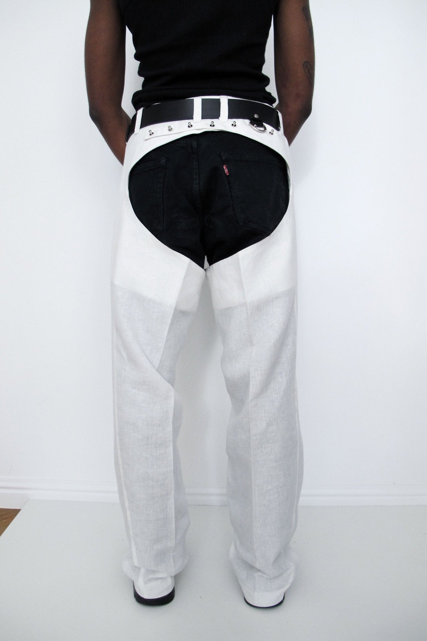 Tuli White Linen Chaps-Ella Boucht-APOC STORE
